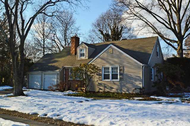 4 Br,  2 1/2 Bath Cape W/Eik,  Den Cac Is Waiting For Its New Family.The Fully Fenced Backyard And Flat Property Bring The Possibilities Of Many Wonderful Hours Of Playing & Entertaining For The Whole Family,  Close To The Lirr Pw Station,  Main St,  Shops,  Landmark Theatre And Library,  This  Location Is Just Perfect!