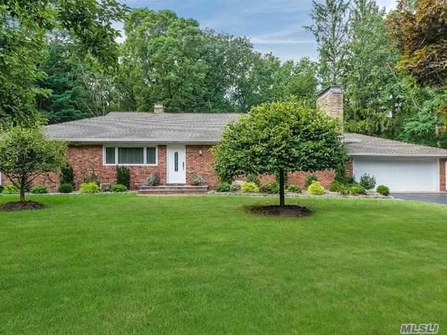 Beautifully Maintained Spacious 2000 Square Foot 3 Bedroom, 2.5 Bath Ranch On Over 2 Private Acres Featuring Covered Bluestone Patio, In Ground Pool And More. Hw Flrs, Gran/Jac Bth, Pella Wndws, Generator, 7 Yr Roof, Coverd Patio W/Skylites. Cul De Sac Loc W/Syosset Sd. Perfect To Renovate Or Customize Dream Home. Currently Unfurnished.