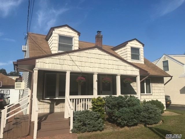 Charming 3 Bedrooms Cape Located on quiet dead end street, 2 Full Bath Cape in Wantagh. Sun Drenched Rear Deck with Semi Inground Pool. Close to Wantagh Park and Mandalay Elementary School ... A Must See!