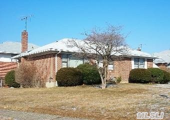 Very Large Brick,  Ranch Situated On Large Corner Lot. In The Hahn Estate,  3 Bedroom, Living Rm., Dining Rm., Eat In Kitchen, Full Bathroom, Wood Floors,  Full Basement,  Pvt. Driveway Detached 2  Car Garage. Concrete Patio And Foundation,  Upgraded 220 Amp Service,  Island Tree Schools. Builders, Investors Wanted.. All Calls Directed To Agent.