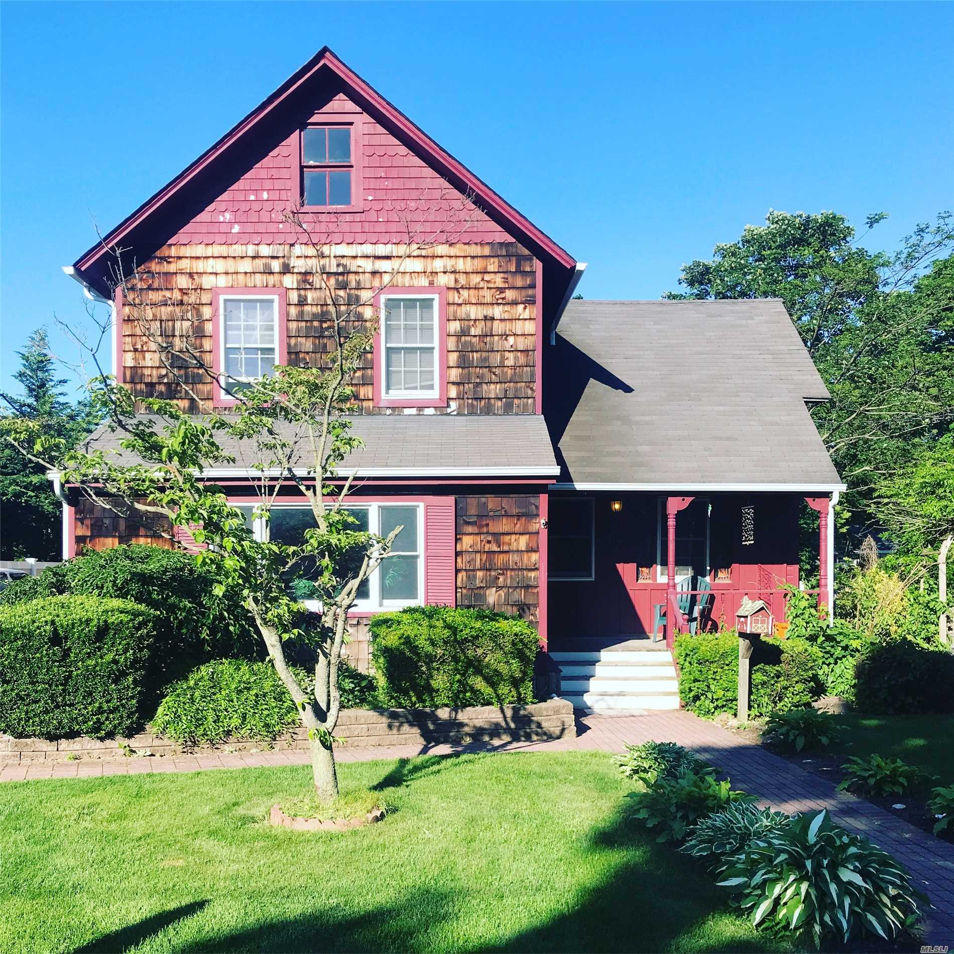 South Of Montauk Colonial. Excellent Location.... This 4 Bed 2 Bath Home Has A Welcoming Front Porch And An Inground Pool. Walking Distance To Town, Library, Islip Beach, Neighborhood Deli And Maple Avenue Dock.
