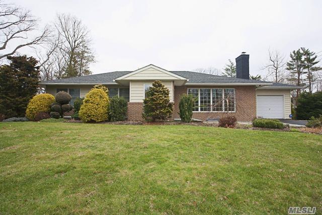 This Completely Renovated Elegant Sprawling Ranch Features 4 Brs, 3.5 Bths, Lg Fdr, Lg Lr W/ Wood Burning Fpl, Open Floor Plan W/ Ext. Den. All New Windows, Siding & Doors. H/W Flrs, Recessed Lighting & Custom Blinds Thru Out. New Kitchen, Lg Mbr W/ Wic & Whirlpool Tub, Fully Fin Bsmt, Cac Thru Out. Lg Backyard, New Patio, Alarm System, Security Cameras, Roslyn Schools.