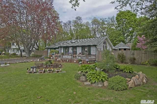 Expanded Wide Line Ranch Boasts An Enormous Master 12 X 19 Bedroom. Originally A 3 Bedroom Ranch,  This 1150 +/- Sq Ft Home Has Been Customized As A 2 Bedroom Home With A Spacious 12 X 27 Kitchen With Dining Area And A Huge Den W/Fpl. Gazebo With A Stone Fireplace Is Every Guys Dream Man Cave