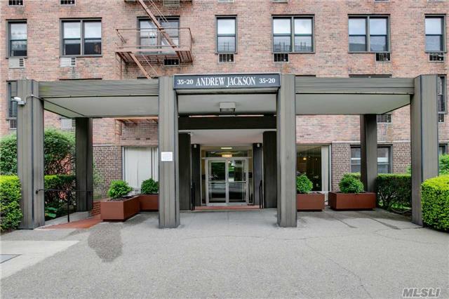 Sun Drenched 2Br On 5th Flr Of Andrew Jackson Building In Heart Of Jackson Heights. Gorgeous Open-Air Terrace With Eastward Facing Views. The Unit Has A Brand New Kitchen And Boasts Many Amenities Including Outdoor Pool W/ Lifeguard, 24 Hour Door-Man, Bike Room/Storage Locker, And Gorgeously Landscaped Grounds. This Unit Won&rsquo;t Last!!!