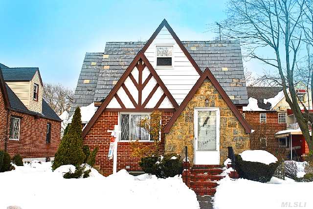 Amazing Tudor Style Cape In Prime Fresh Meadows/Flushing Border. Home Features Large Spacious Rooms That Will Satisfy The Pickiest Of Buyers. Close To Transportation,  Shopping And House Of Worship. P.S. 162 John Golden And J.H.S. 216 George J. Ryan.