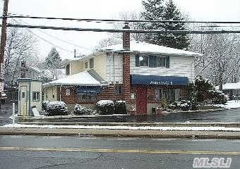 Established Syosset Restaurant In 2 Story House With 2 Floors Of Dining. Stand Alone Building With 21 Parking Spaces.