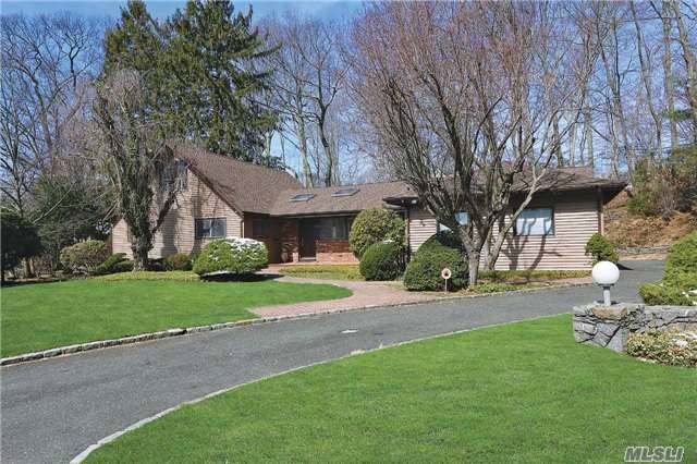 Exclusively Ours, Affordable, Sprawling Ranch With Potential For Expansion, Set On 1/2 Acre Property, Open Layout, High Ceilings, Hardwood Floors. Membership In The East Hills Pool & Park. Roslyn Schools.