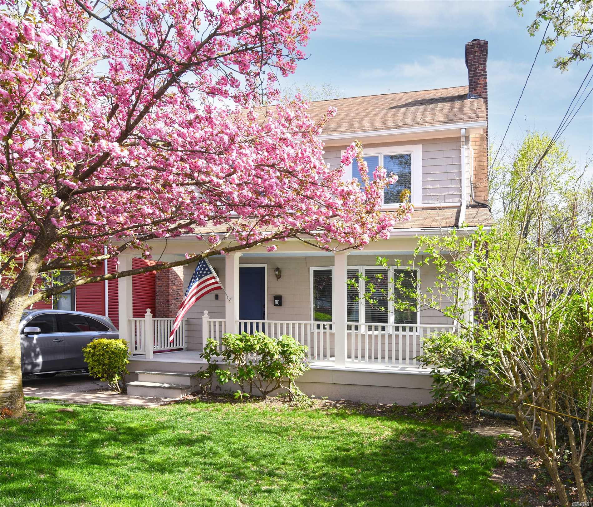 Tastefully Renovated Front Porch Colonial Has It All: Curb Appeal, Great Living Space, Prime Location & Desired Updates & Amenities. Spacious Lr W/Wood Stove Opens To Formal Dr. Updated Eat-In Kitchen W/Sunny Breakfast Area Adjoins Family Room. 3 Well-Proportioned Bedrooms Share Renovated Bath With Double-Sink Vanity. Great Back Deck Leads To Flat, Private Backyard With No Back Neighbor. New Appliances, Nest Thermostat & Ring Doorbell, 5 Split-Zones For Air Conditioning, Gas Hot Water & Cooking.