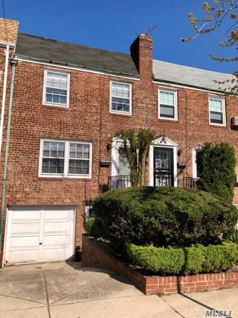 Classic Colonial Brick Home Features 2 Large Br, D.R, Eik, Lvgrm, 1 Ba With Attached Garage & Backyard. Plenty Of Storage Room! Property Located On A Quiet Street In East Elmhurst, Close To Transportation, Airport And Shopping. Looking For A Great Investment? Look No Further!