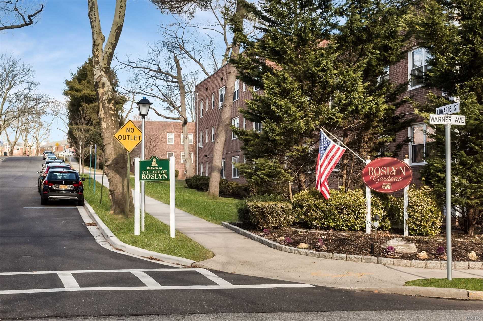 Move Right In To Custom Renovated 1 Bedroom Unit. Features Include Hardwood Floors And Crown Moldings. Additional Custom Furniture Is Available. Unit Is Located In The Park Like Grounds Of Roslyn Gardens. Convenient To Train, Park, Restaurants And Shops. Won&rsquo;t Last Long!