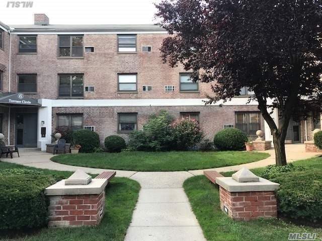 Desirable Inner Circle Location! Sunny Bright Unit With Courtyard Views. Galley Kitchen, Hardwood Floors, Parking Space, 24 Hour Security, Olympic Sized Swimming Pool, Dog Run, Laundry Room In Basement, Close To Lirr, Shopping And Restaurants.