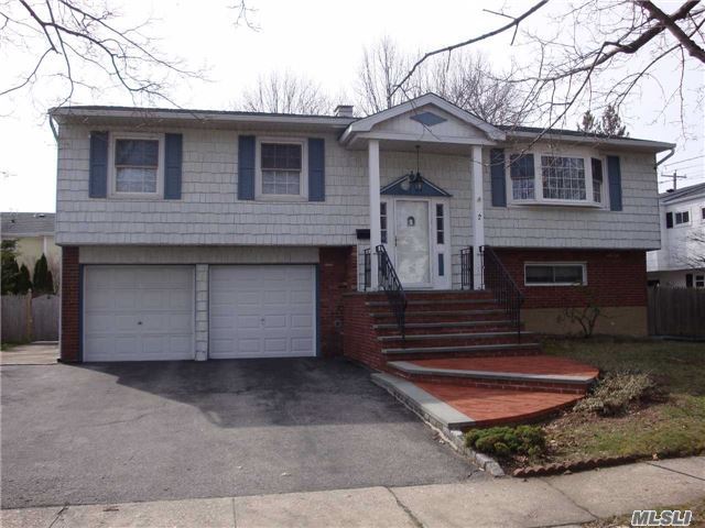 Wide Line Hi Ranch With 3 Bedrooms And 2.5 Baths, Inviting Eik With Access To Expansive Deck, Formal Dining Room,  Spacious Living Room. Cac, Gas Cooking And Fuel, Newly Refinished Hardwood Floors Throughout. Large Yard With Room For Pool! Possible Mother-Daughter With Proper Permits. Convenient Location To Mini Shopping Center With Supermarket, Restaurants, Post Office