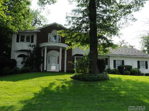 Expanded Center Hall Colonial W/ Flat Usable Grounds, W/Wall Windows In Dr. Oversized Den W/ Fpl, Great For Entertaining. Excellent Views! Must See!