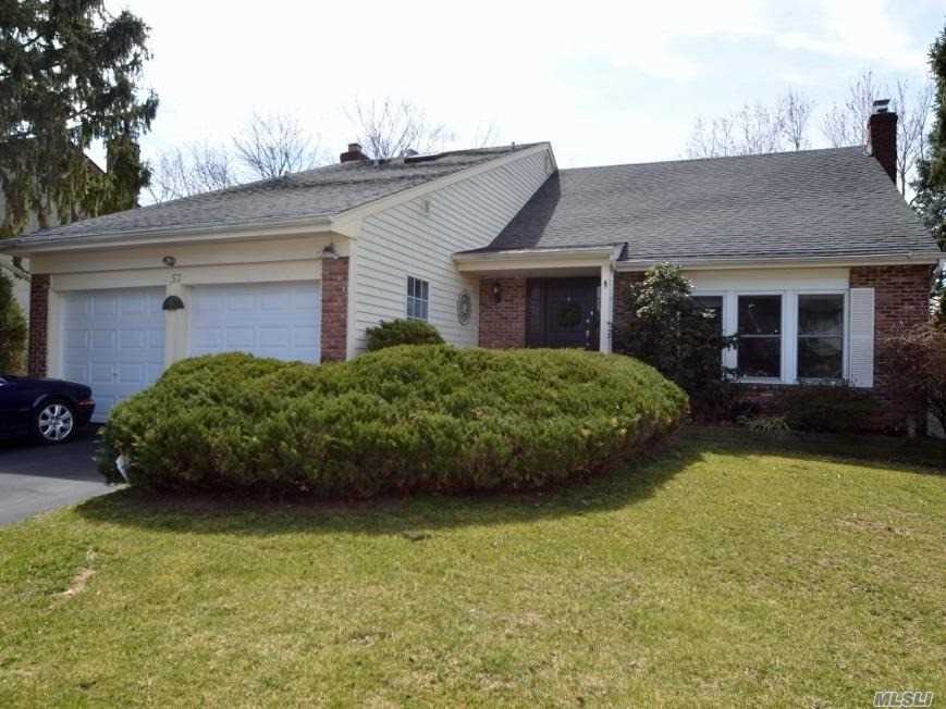 Sunny & Spacious Strathmore Glen Beauty. Ef, LR w/Vaulted Ceiling, Fdr, Eik w/Sliders to Patio & Yard, Great Rm w/Fpl, Laundry Rm, Half Bath. 2nd Floor; Master Bdrm w/Full Bath, 3 Addl Bdrms, Office & Full Bath. Full, Unfinished Basement w/Utilities.