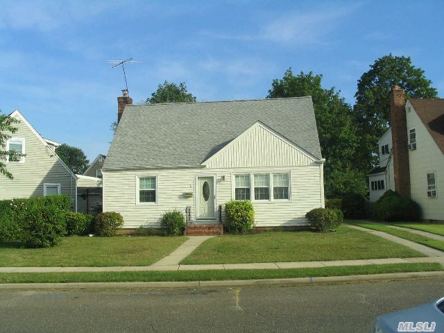 Make This Extended Cape You Home! Very Affordable! 4 B/R Cape With Rear Extention With Full Basement & Low Low Taxes! Eat In Kitchen Plus Formal Dining Room! 200 Amp Electric,  Separate Hot Water Heater,  Newer Roof,  Replacement Windows,  Hicksville Schools,  Great Location !  Property Size 61 Ft (Front) X 92 Ft X 45 Ft (Rear) X 105 Ft.