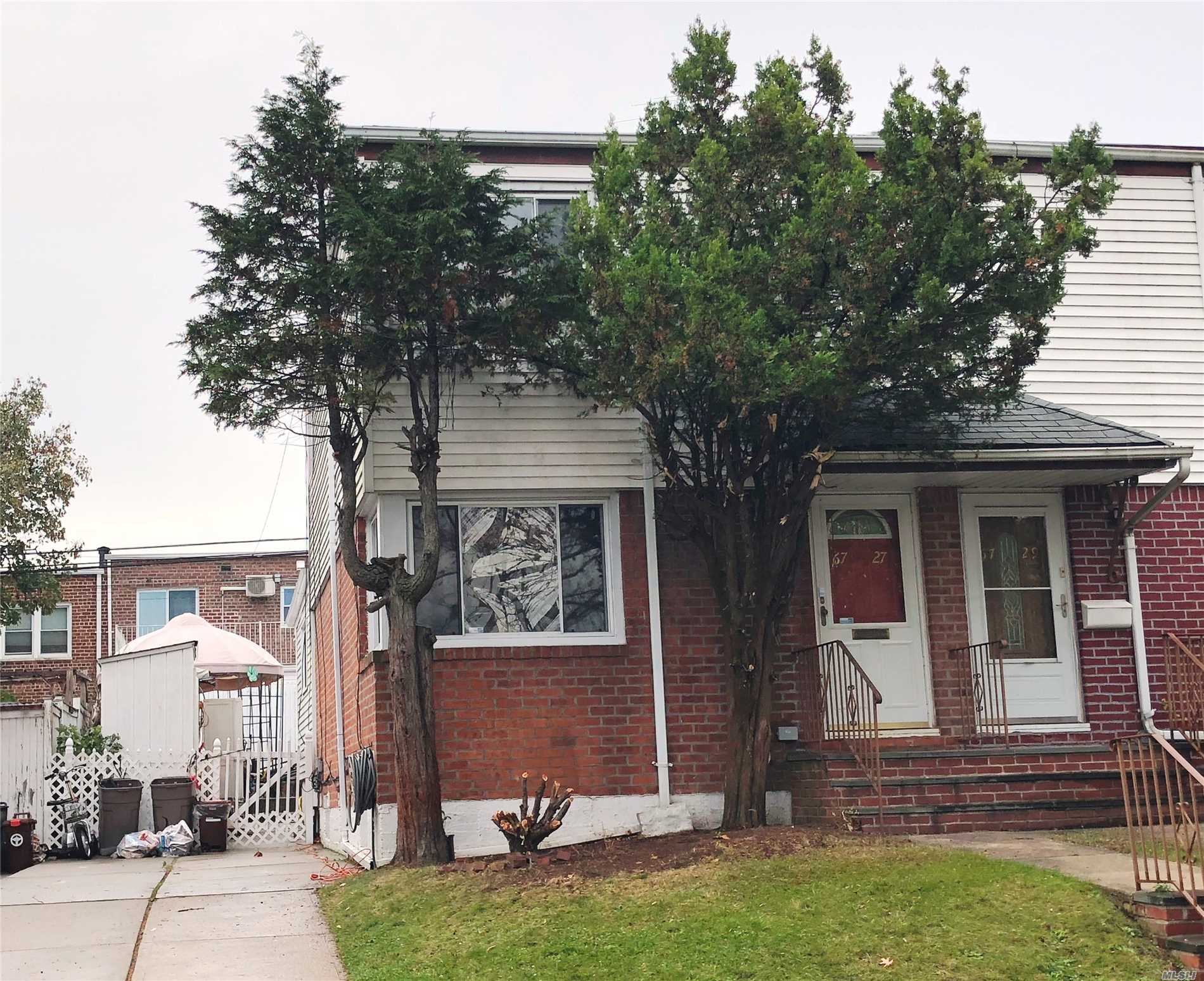 This Semi-Detached Brick Colonial Is The Ideal Starter Home! A Very Well-Kept Home, This Home Features An Updated Kitchen And Baths, Beautiful Floors And A Private & Spacious Fenced-In Backyard.