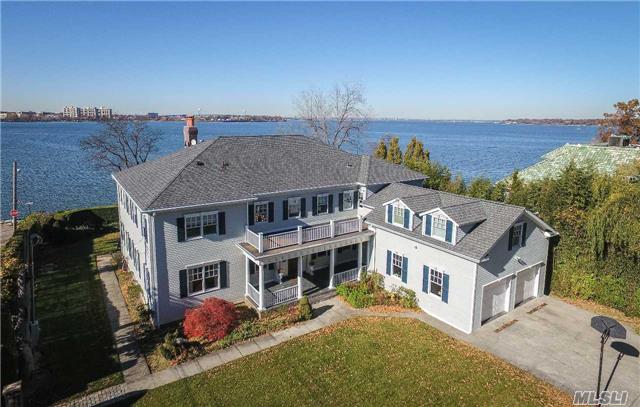 Behold The Grandest Home In Queens! This Immaculate Waterfront Property In Douglas Manor Enjoys One Of The Most Gorgeous Views On The North Shore. Featuring 7 Bedrooms, Amazing Views, A Guest Suite, Oak Library, Great Room, And A Full Gymnasium Equipped With A Baseball Batting Cage In The Basement. Enjoy The Work Of An Award-Winning Builder!