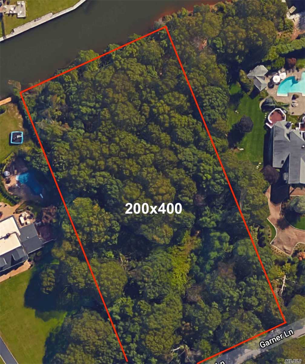 Build Your Dream Home On 1.84 Acre Waterfront Lot On Prestigious Garner Lane In Historic Bay Shore Hamlet With O'co-Nee Assoc Amenities. Near All: Beaches, Ferries, Restaurants, Shopping, Northwell & Lirr. Flood Zone X, Flood Insurance Not Required.