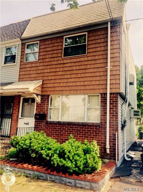 Semi-Detached Single Family Home Priced To Sell In Maspeth. Private Backyard & Full Basement. Terrific Location. Close To All Shopping, Transportation, Parks And More! Tons Of Potential. Will Go Fast!