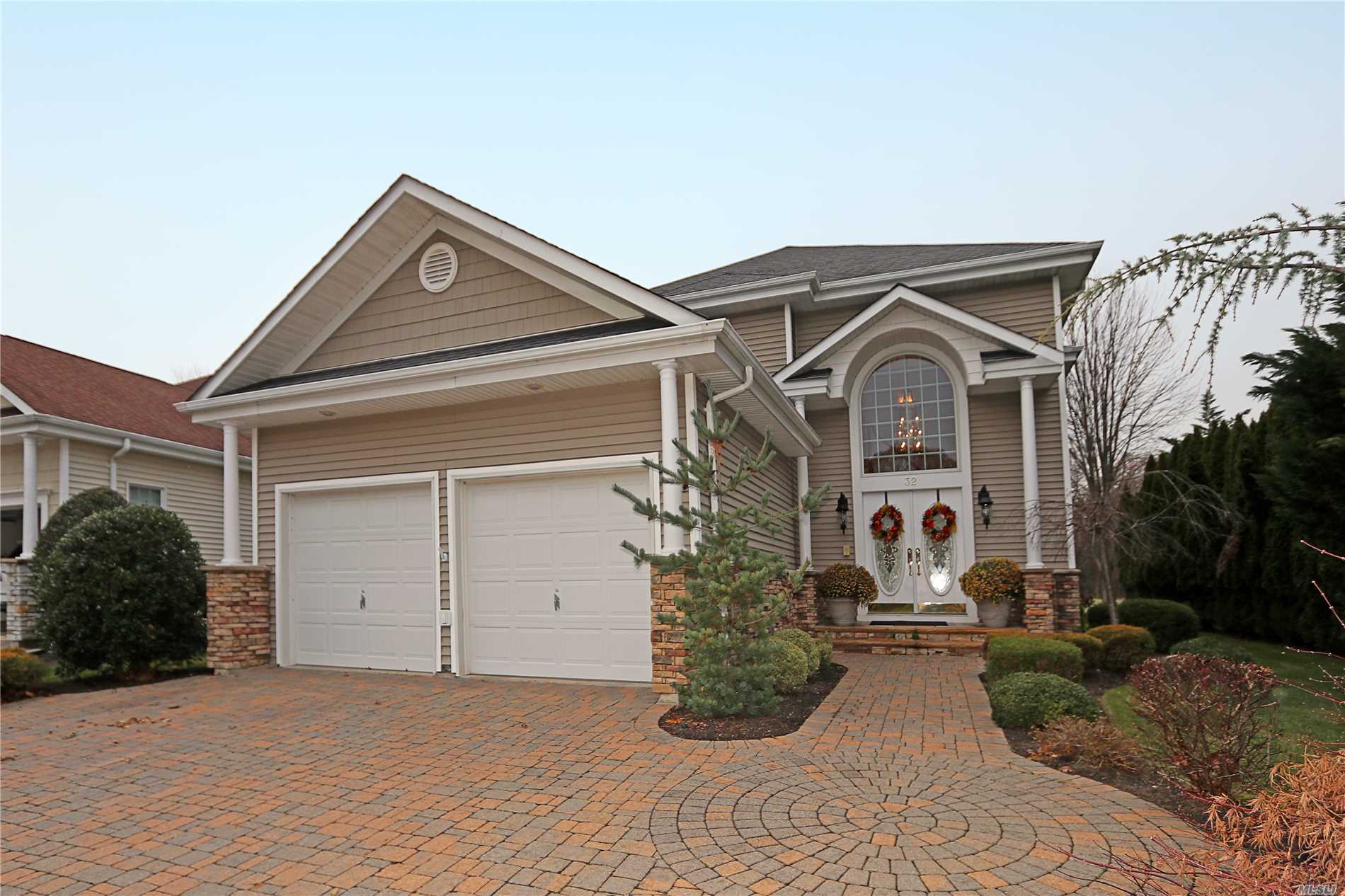 End Your Search At This Move-In Ready Home! Easy Living At Stonebridge. Enjoy Golf Course Vistas From This Cambridge Colonial. The Wood/Granite Ctr Island Eik Opens To A Den W/Gas Fpl & Flows To The Huge Dining Rm & Formal Lvng Rm; Entire Lower Level Has Wood Flrs. The 1st Floor Also Features A Lrge Br/Office/Built-Ins & Full Bth. 2nd Flr Mstr Ste Boasts 2 Wic & Spa Bath/Jetted Tub. 2 Addit'l Lrge Bdrms & Full Bth. Beautifully Enhanced W/Large Moldings/Millwork. 2 Car Gar & Bsmnt W/High Ceilings