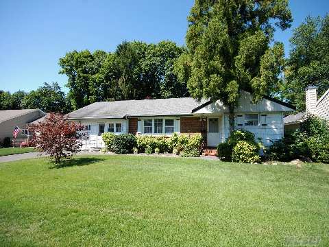 Location, Location, Location, North Syosset's Desirable 'Flower Streets' Middle Of The Block, Parklike Yard, Expanded Ready For New Owners To Make It Their Own.  Preview The Virtual Tour 'Floorplan And Pics'