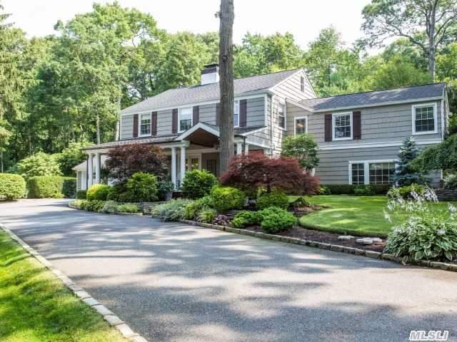 Beautiful Parklike Setting Tucked Into A Beautiful,  Peaceful Spot In Renowned Muttontown. Home Is Totally Redone,  Updated And Has Many Options. 250 Gallon Propane,  Generator,  New Hot Water Heater. Heated Garage Used As A Playroom,  Flat Property. Syosset School District. Finished Attic, Which Can Be Playroom!Perfect For 1st Time Homeowners Or Scaledown Home!