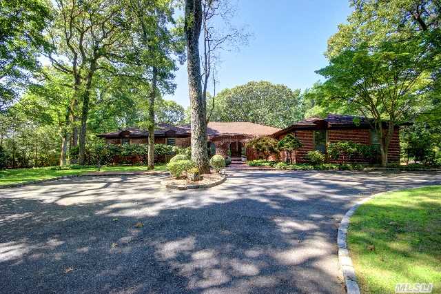 Updated Ranch Ideally Situated On 2+ Acres W/Mature Plantings, In-Ground Free-Form Gunite Pool, Expansive Decking Accessible From Mstr Br, Living Room, Dining Rm, Fam Rm W/Fpl, Fin Part Bsmt, New Hw Heater, Wine Storage Rm, Backup Generator, Central Alarm, Cac & More