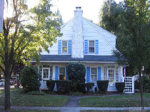 Convenient To All - Charming 4 Br Colonial. Lr With Coffered Ceiling, French Doors And Fireplace, Large Formal Dining Room With French Doors Leading To Beautiful Sunroom With Windows On 3 Sides. Eik, Powder Rm - Second Floor Features 4 Brs & 1 Full Bath