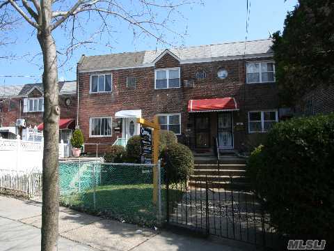 Brick Attached One Family Home. Features Two Bedrooms, Two Baths, Living Room, Dining Room, Kitchen, Den, And A Full Basement. Neat And Clean Home.