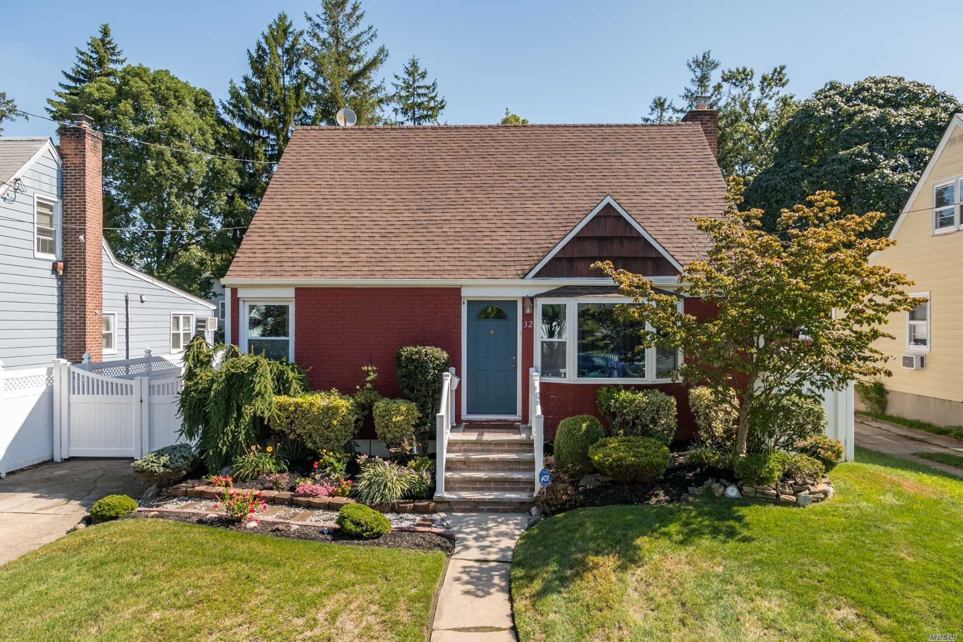 3 bed 2 bath move in ready cape with a finished basement  beautiful 2 outdoor enclosed sun rm Hot tub , steam shower all new windows with 4 ductless units with many more updates ! beautiful landscaping  centrally located close to shopping and the train