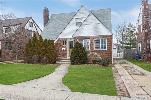 Tudor-Cape Located In North Baldwin. First Floor Offers Entryway, Large Lr W/Wood Burning Fireplace Lined Last Year, Fdr W/Extra 1/2 Sun Rm, Eik W/Gas Stove, Br & Full Bath. Second Flr Features Mbr, W/3 Closets, Full Bath & Tandem Brs. Home Also Offers Additional Finished Rm In Basement W/Ose.