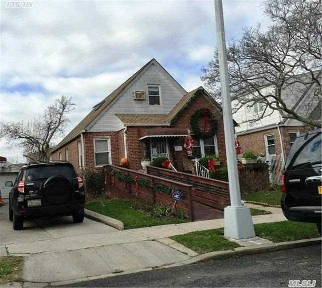 Detached Brick/Frame Cape 1463 Square Foot Home On 40X100 Lot. Dream Block, 4 Bedrooms, 3 Bathrooms, Modern Kitchen, And Garage. Premise Sold As-Is. Ps 173, Jhs 216.