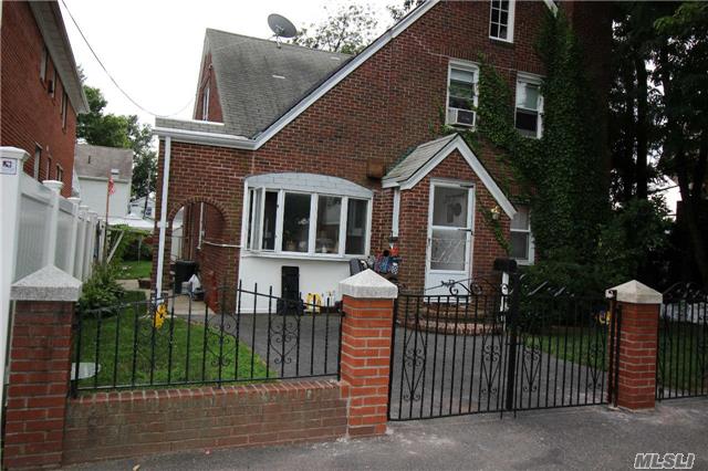 Custom Build Large Detached Colonial Brick One Family, Classical Large Living Rm With A Fire Place, Former Dinning Rm, Oak Hardwood Floor, Eat In Kitchen, The Scecond Floor Features 3 Bedrooms And Full Bath, Stand Up Attic, Full Finished Bsmt With Family Room And Full Beth, Huge Backyard And Nice Patio. Zoned C2-2/R3-2. Can Convert To 2 Family. School District #26.