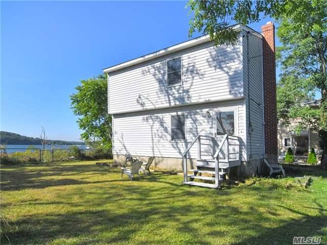 Wonderful Opportunity To Own This 2 Bedroom Colonial On A Great Piece Of Property That Sits On The Bay With Views From Every Room, Room To Expand The Existing Home. House Was Raised In &rsquo;92, Converted To Gas 2012,