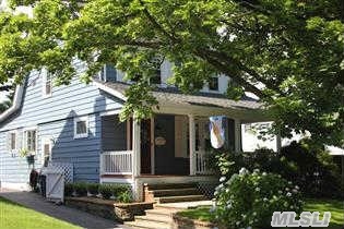 Mint Rocking Chair Front Porch Colonial. Completely Renovated. Open Floor Plan. Lr/Fpl. Fdr,  Family Room/Sliding Doors To Deck. New Full Bath. Granite Eik/Skylight,  New Appliances. 3 Bedrooms New Full Bth. Walk Up Attic W/ Lighting/Plumbing. Beautiful Basement Playroom,  Laundry,  Pantry,  Storage. Det. 2 Car Garage. New Windows,  Gas Heat,  New Roof. Hardwood Floors Throughout