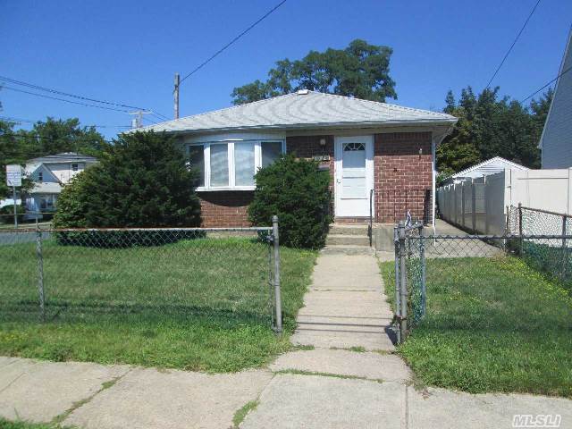 This Terrific Brick Faced Ranch Is Located In A Non Flood Area And Has 3 Beautiful Large Bedrooms And An Updated Eat-In-Kitchen Which Is In Super Condition. It Also Features A Large Living Room / Dining Room And A Full Basement With Workshop Room. This Home Is A Must See!!!