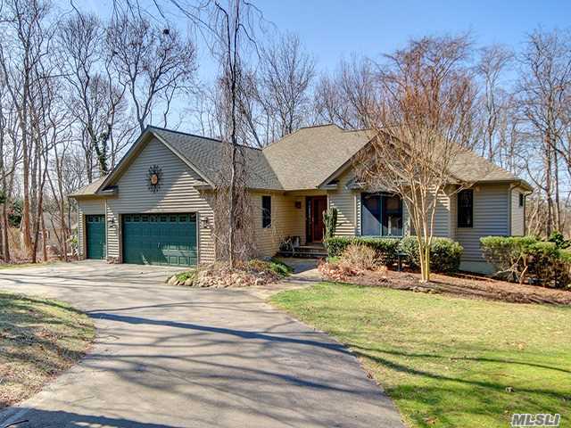 This House Was Custom Designed By The Sellers Who Are The Original Owners. Short Walk To Beach, Open Floor Plan With Fire Places On Both Levels.  Both Levels Are Above Ground With Windows And Sunlight In All Living Space In The House. There Is A 3 Car Garage, Attic And Plenty Of Closets.