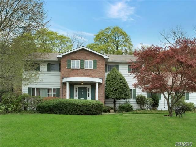 East Hills Center Hall Colonial With 5 Bedrooms, 3.5 Baths