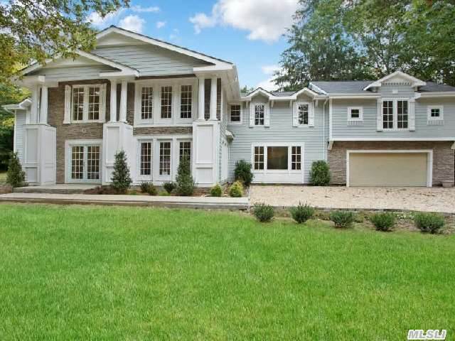 Totally Rebuilt & Expanded In 2014. 7000 Sqft. Hampton Style Colonial Offers 3 Dens,  New Custom High End Kitchen,  All New Bathrooms,  Architectural Details,  Moldings And Built-Ins,   Wood Floors. All New High Efficiency Systems. Magnificent 2 Acres At End Of Country Cul-De-Sac. Proposed Beautiful Pool Included. Price Is Reduced By $150, 000 If Proposed Pool Not Desired.