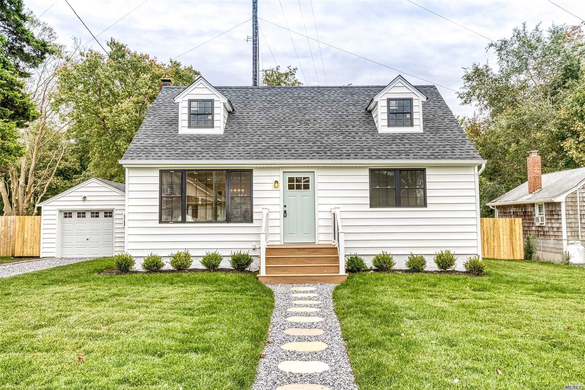 Expanded 2 Story Cape With Open Concept. Significant Remodel With High End Finishes. New Mechanicals & Heating System, CAC Plus Many More Luxury Amenities. Wonderful Private Yard, 4 Spacious BRs And Detached Garage. Right In The Heart Of Greenport Village!
