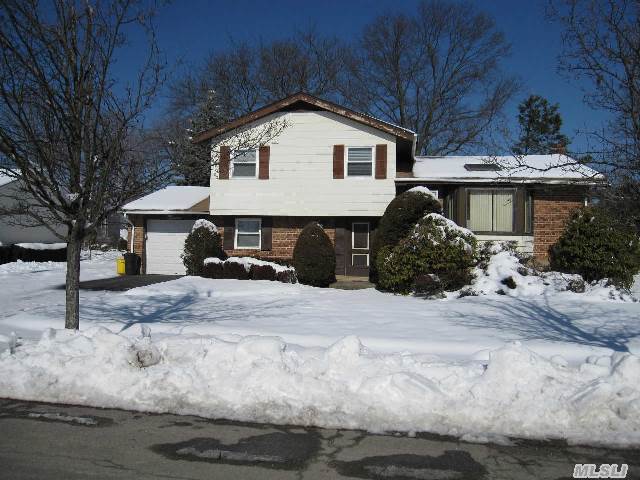 4 Bedroom,  2.5 Bath Split In Jericho School District. Excellent Location W Nice Deep Backyard Property.