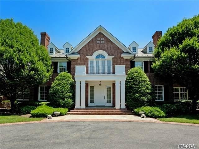 Impressive 10, 000 Square Foot Brick Colonial W Bridal Staircase Plus A Full Finished Sf Basement. Oversized Master Bedroom Suite On The Main Floor Make Up This Exceptional Home. 4 Flat Breathtaking Acres Surrounded By Speciman Trees And Plantings With In Ground Gunite Pool And Tennis Court On One Of The Finest Streets In Old Westbury. 7 Ensuite Bedrooms, 10 Bathrooms.
