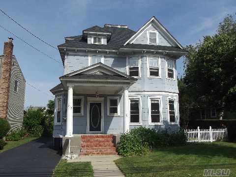 Charming Victorian Features 3 Large Bedrooms-Entry Parlor-Living Room-Formal Dining Room-Eat In Kitchen-All Large Rooms-Basement With Side Entry-Walk Up Granny's Attic