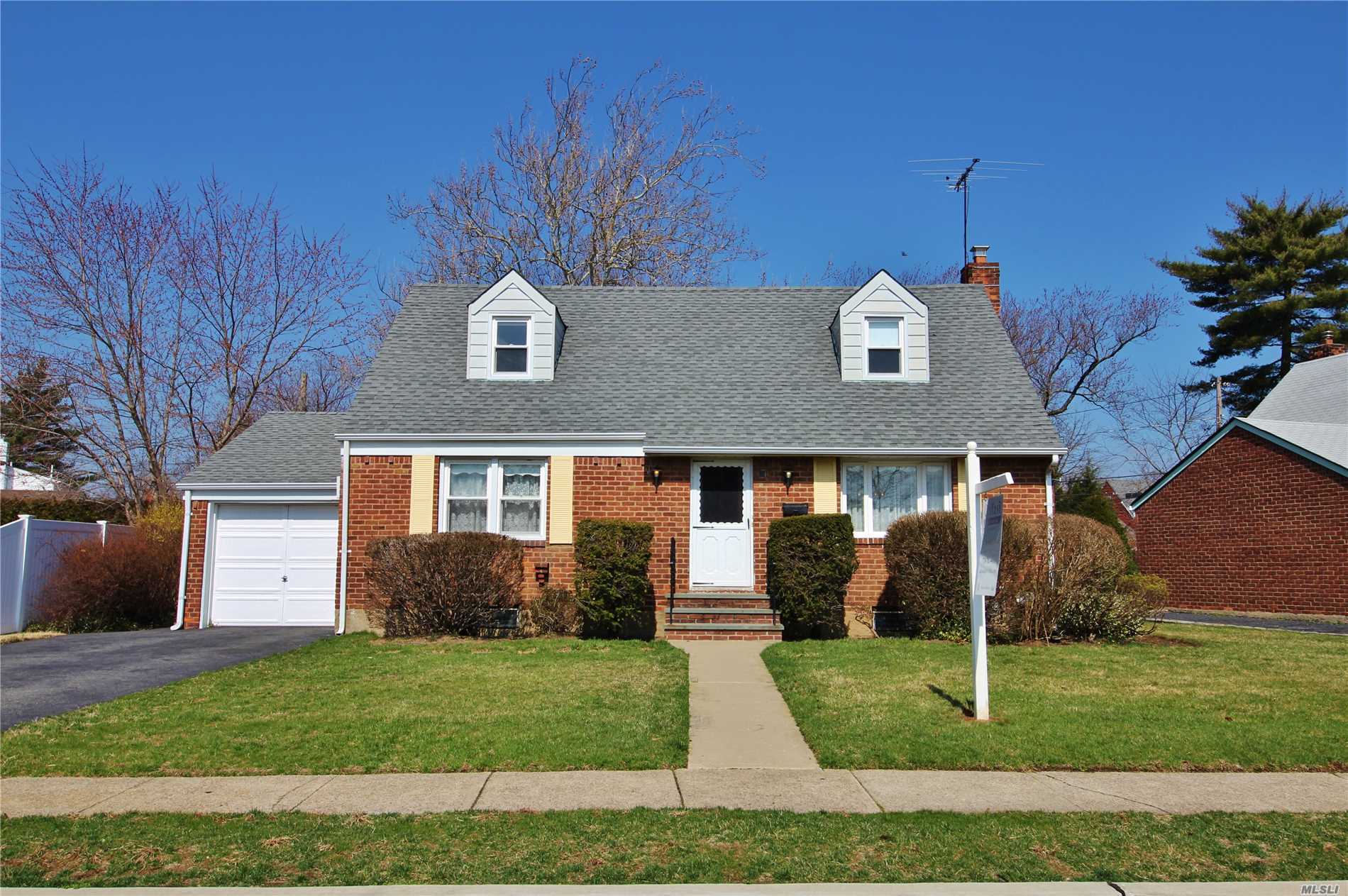 Well maintained 4 Bedroom, 2 Full Baths, Cape Style Home. Gas boiler and gas hot water heater. There is a large private backyard with outside entrance to the basement. Great for entertaining! Excellent Elmont location, only a short distance to Southern State Pkwy, Belt Pkwy and Cross Island Pkwy. 10 minutes to JFK Airport.