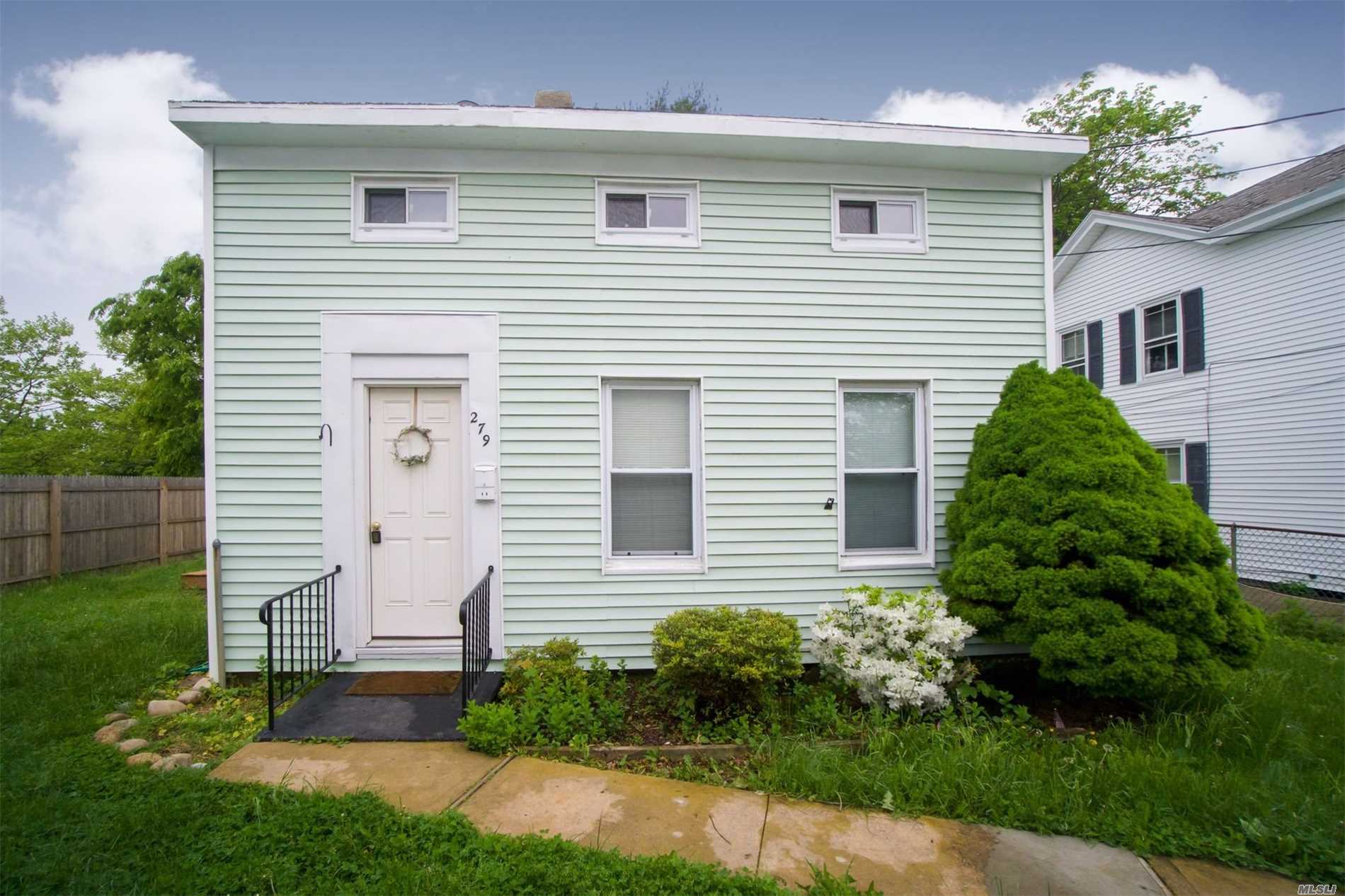 1850&rsquo;S Saltbox Perfectly Located In The Heart Of Greenport Village. Original Wide Pine Plank Flooring In All Bedrooms And Throughout Home. Eik With Cathedral Ceiling/Skylights.