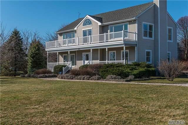 Immaculate Inside And Out With Incredible Views Of Orient Lighthouse From The Livingroom And Panoramic Views Over The Long Island Sound. Two Houses From The Beach Entrance And County Walking Trails And Park Entrance In The Neighborhood. Orient Summer Activities Abound!