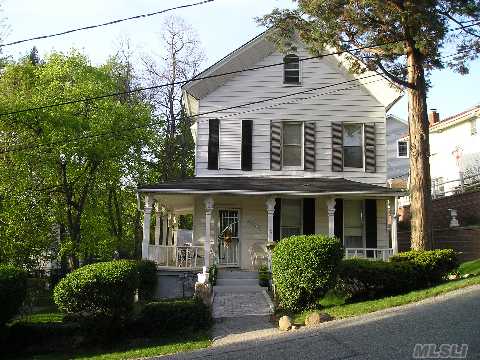 Charming Old Fashion Colonial, A Solid House, 2 Car Garage, Large Driveway, Wrap Around Porch, Designed Wood Motives At Suffits Upper Floors. A Good Place To Raise A Family.