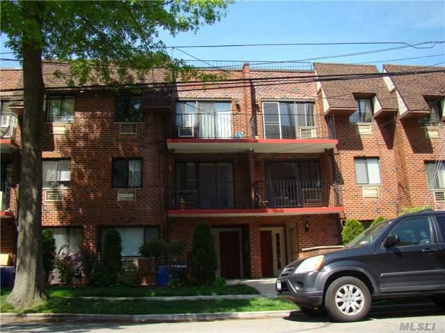 Solid Brick Garden Apt. Unit On 3rd Floor: Split Level, Mint Condition, 3Br 2Full Bath, Eat In Kitchen, Large Living Rm W/ Balcony, Dining Area Washer & Dryer Can Be Installed In The Unit, Garage & Storage Rm In Basement, Pets Friendly, Great Location Convenient To All Bus Q65, Q64, Q34, Q25, Express Bus Qm4 To City