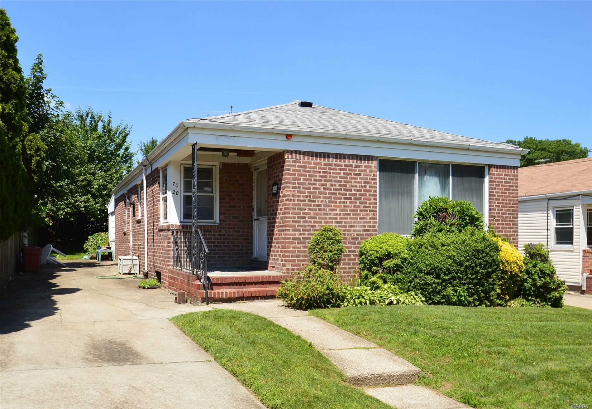 Excellent Condition Ranch House in Desirable Fresh Meadows on a Quiet Treeline Street. Features 5 Bedrooms, 2 Full Baths, With Bonus Room in the Back. Central Air Conditioning. Full Finished Basement and Private Driveway. Flowering Cherry Tree in the Backyard. Close to Park and Q17, Q88, Q30, Q31 Bus Stops. Near PS 162 and MS 158.