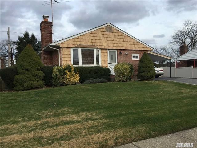 Syosset Groves; Prime Mid Block Location. Mint 3Br, 2Ba Ranch With Basement. Gas Heat, Double Driveway, Fully Fenced With Wood Shed. 1st Fl Ba Brand New. Replacement Windows Throughout. Brick Fireplace. Convenient To All!! Great Value To Builders Or User